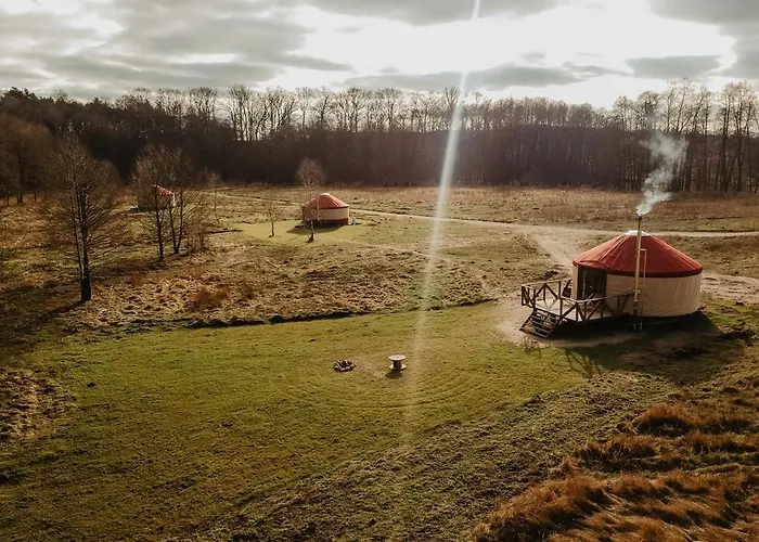 Glamping Jurty Czapla Luksusowy namiot *