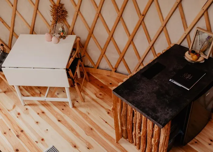 Οργανωμένο κάμπινγκ Glamping Jurty Czapla *