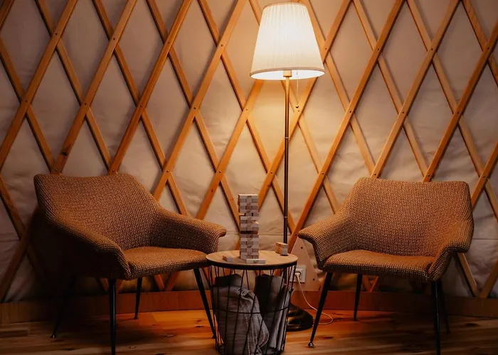 Glamping Jurty Czapla Luksusowy namiot *