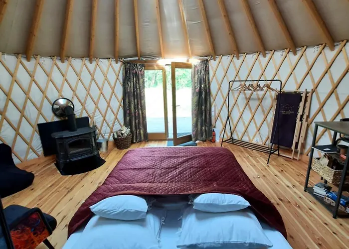 Luksusowy namiot Glamping Jurty Czapla *