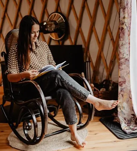 Glamping Jurty Czapla Luksusowy namiot *