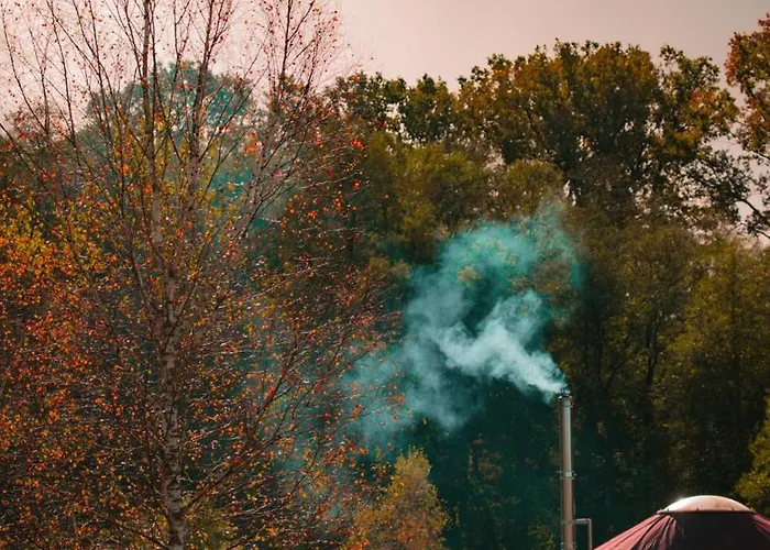 Glamping Jurty Czapla Luksusowy namiot *